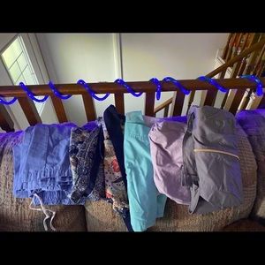 Women’s M scrub tops and bottoms